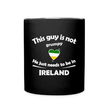 Holidays in Ireland - Full Colour Mug - black - Front