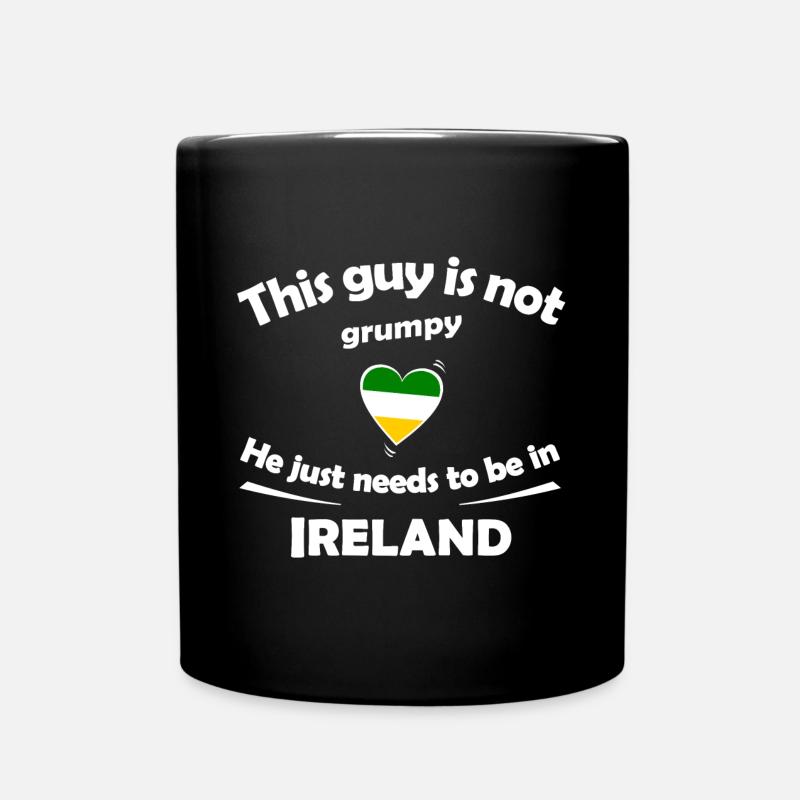 Urlaub in Irland - Tasse einfarbig - Schwarz