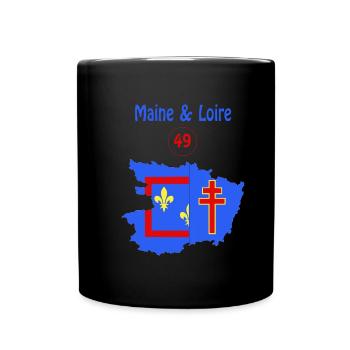 Maine & loire - Full Colour Mug - black - Front