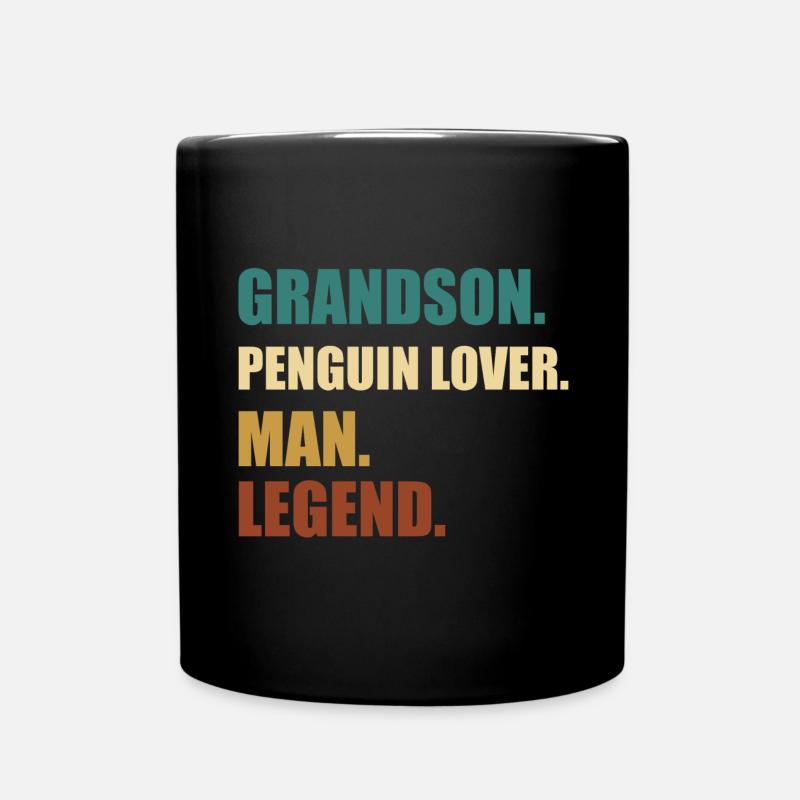 Légende du petit-fils pingouin - Mug uni - noir