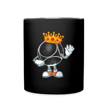 Boule King Outfit for boules players for boules - Full Colour Mug - black - Front