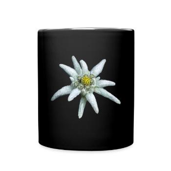 Edelweiss alpin - Mug uni - noir - Devant