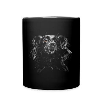 Dog - Full Colour Mug - black - Front