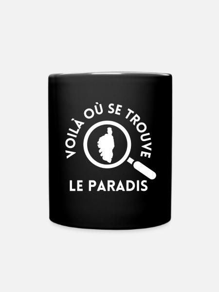 Corse, je suis Corse, fierté Corse - Mug uni - noir