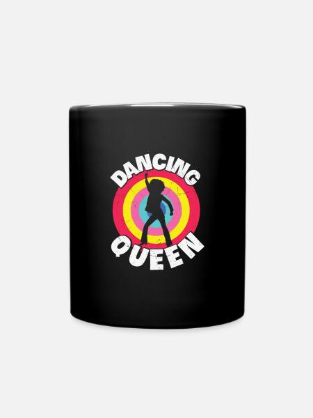 Dancing Queen Roller Disco Outfit années 70 - Mug uni - noir
