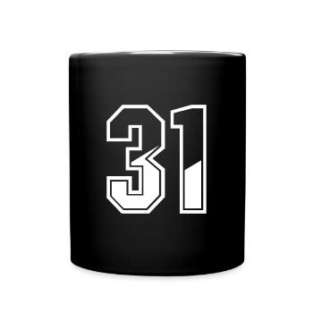31 years jersey number 31 T-shirt number 31 - Full Colour Mug - black - Front