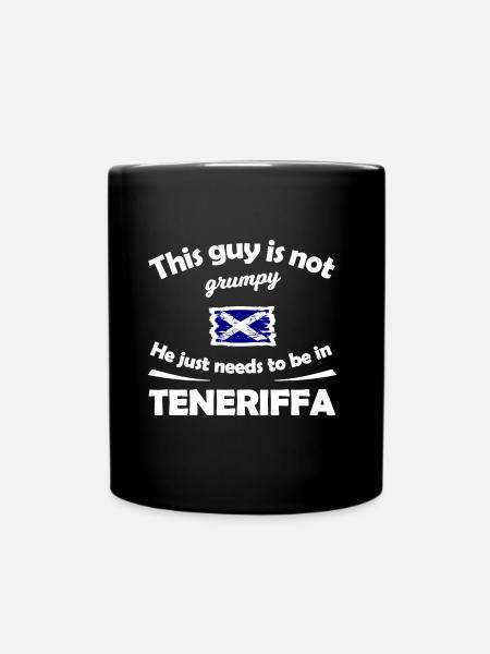 Vacances à Tenerife - Mug uni - noir