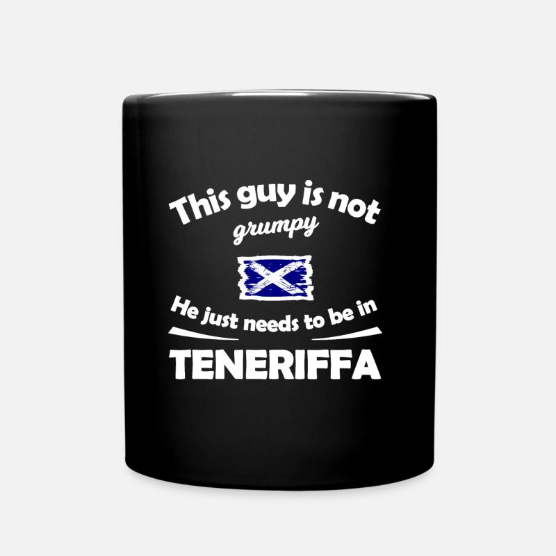 Vacances à Tenerife - Mug uni - noir