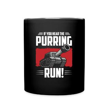 Armes militaires Soldats Voitures blindées - Mug uni - noir - Devant