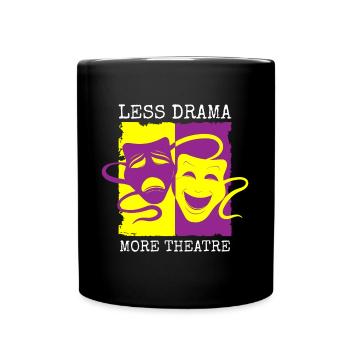 Actor Rehearsal Curtain - Full Colour Mug - black - Front