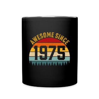 Génial depuis 1975 t-shirt rétro 1975 - Mug uni - noir - Devant