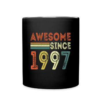 Génial depuis 1997 t-shirt rétro 1997 - Mug uni - noir - Devant