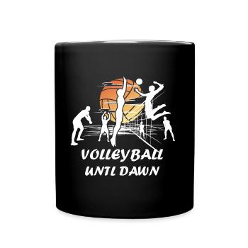 Volleyball Dawn - Full Colour Mug - black - Front