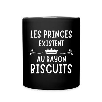 prince, prince humour, je suis un prince - Mug uni - noir - Devant