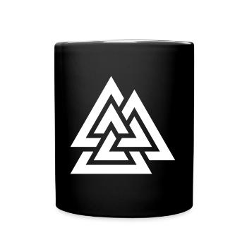 Emblème nordique - Mug uni - noir - Devant