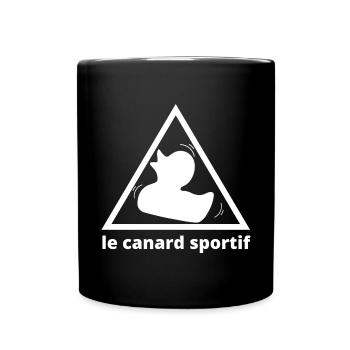 canard, canard sportif, sport humour - Mug uni - noir - Devant