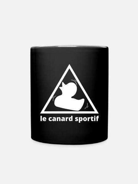 canard, canard sportif, sport humour - Mug uni - noir