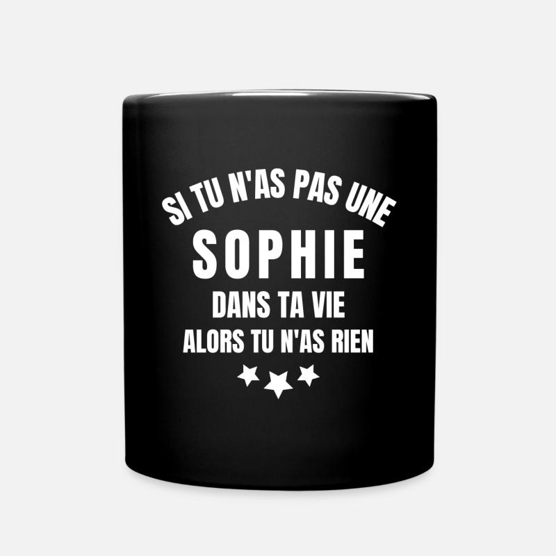 Sophie, anniversaire Sophie - Mug uni - noir