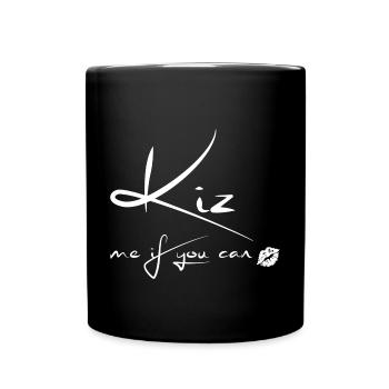 KIZOMBA Kiz me if you can Urban Afro SBK Zouk - Tasse einfarbig - Schwarz - Vorne