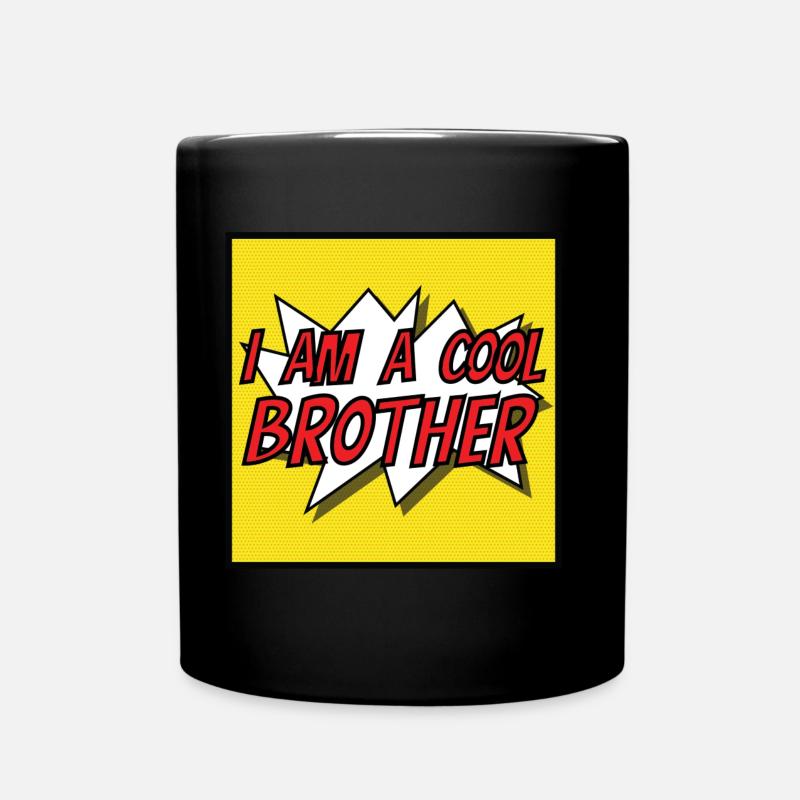 I am A COOL Brother - Full Colour Mug - black