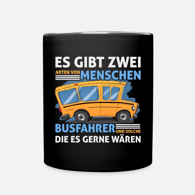 Busfahrer - Tasse einfarbig - Schwarz