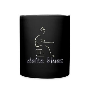 Delta Blues - Tasse einfarbig - Schwarz - Vorne
