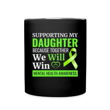 Mental Health Awareness - Full Colour Mug - black - Front