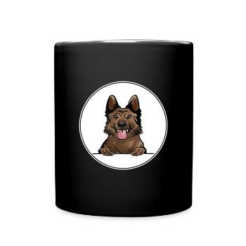 Chien de berger galicien pour les amateurs de chiens qui regardent - Mug uni - noir - Devant
