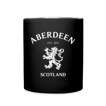 ABERDEEN Schottland Scotland - Tasse einfarbig - Schwarz - Vorne