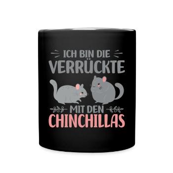 Chinchilla - Tasse einfarbig - Schwarz - Vorne