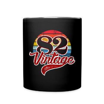 82 Vintage Rainbow Circle Logo - Full Colour Mug - black - Front