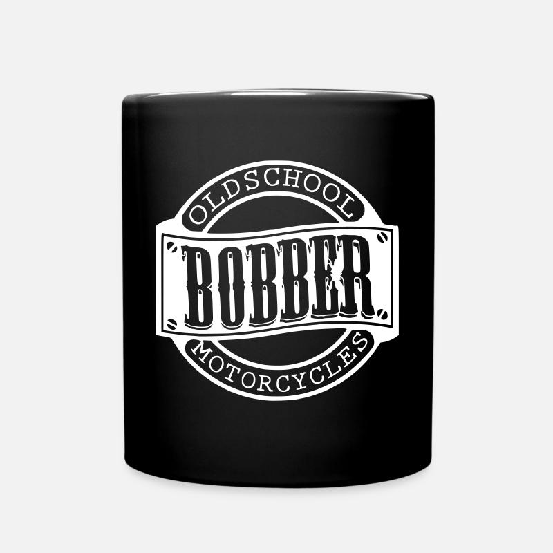 bobber oldschool motorcycles chopper tuner biker - Tasse einfarbig - Schwarz