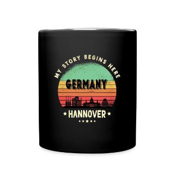 Hanovre Allemagne Skyline Design - Mug uni - noir - Devant