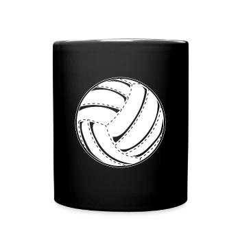 Volleyball - Full Colour Mug - black - Front