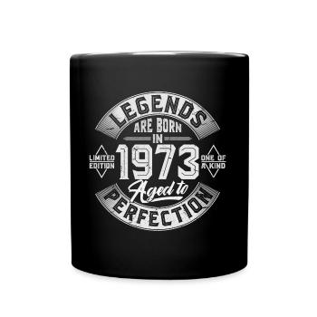 Né en 1973 Legends Cadeau d’anniversaire - Mug uni - noir - Devant