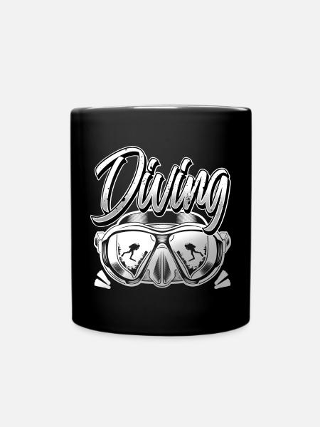 Plongeurs plongeurs - Mug uni - noir