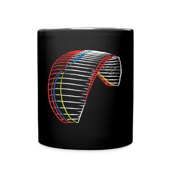 Susi 3Airdesign Paraglider - Tasse einfarbig - Schwarz - Vorne