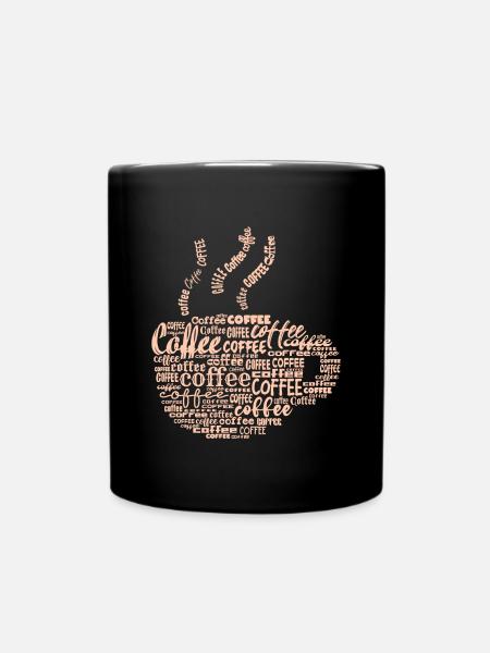 Kaffeeliebhaber Kaffee Spruch Kaffeetrinker - Tasse einfarbig - Schwarz