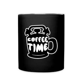Coffee Saying Coffee Pot Coffee Drinker Caffeine - Full Colour Mug - black - Front