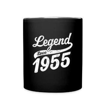 Légende depuis 1955 - Mug uni - noir - Devant
