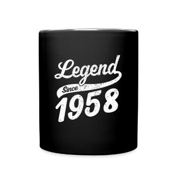 Legend Since 1958 - Full Colour Mug - black - Front