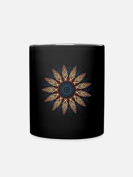 Mandala indien - Mug uni - noir