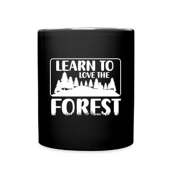 Forest Environmental Protection Mountains - Full Colour Mug - black - Front