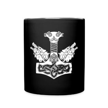 THOR HAMMER - Tasse einfarbig - Schwarz - Vorne