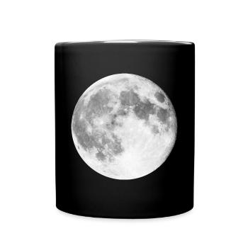 Moon Moon Landing | Full Moon Werewolf - Full Colour Mug - black - Front