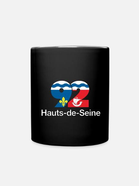 Hauts de seine - Mug uni - noir