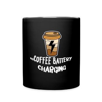 Coffee Drinking Statement Coffee Lovers Breakfast - Full Colour Mug - black - Front