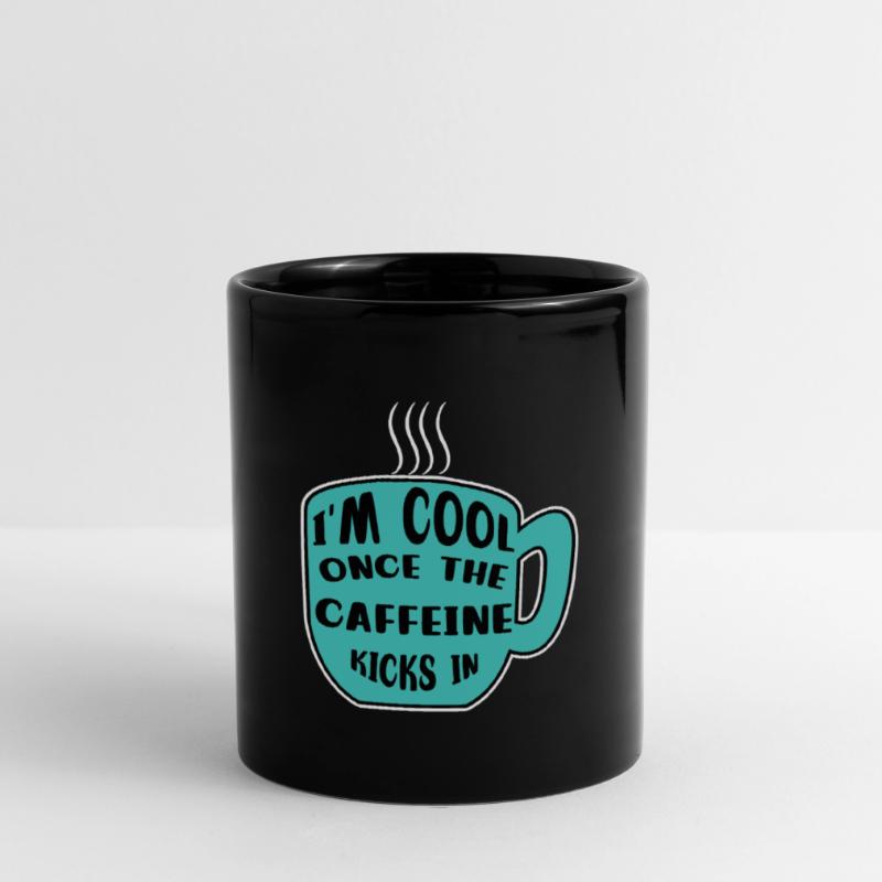 Caféine Coffee Drinker Coffee Cup Coffee Déclaration Mug uni