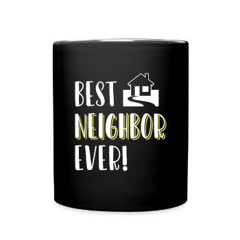 Neighbor Friends Apartment Good Neighbors - Full Colour Mug - black - Front