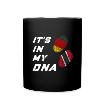 In meiner DNA Deutschland / Trinidad und Tobago - Tasse einfarbig - Schwarz - Vorne